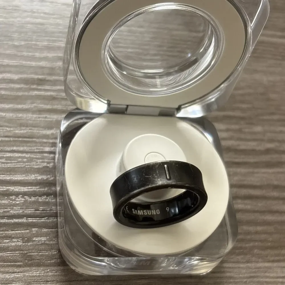 Samsung Galaxy Ring Titanium Black SM-Q509 AI Smart Ring Size 9
